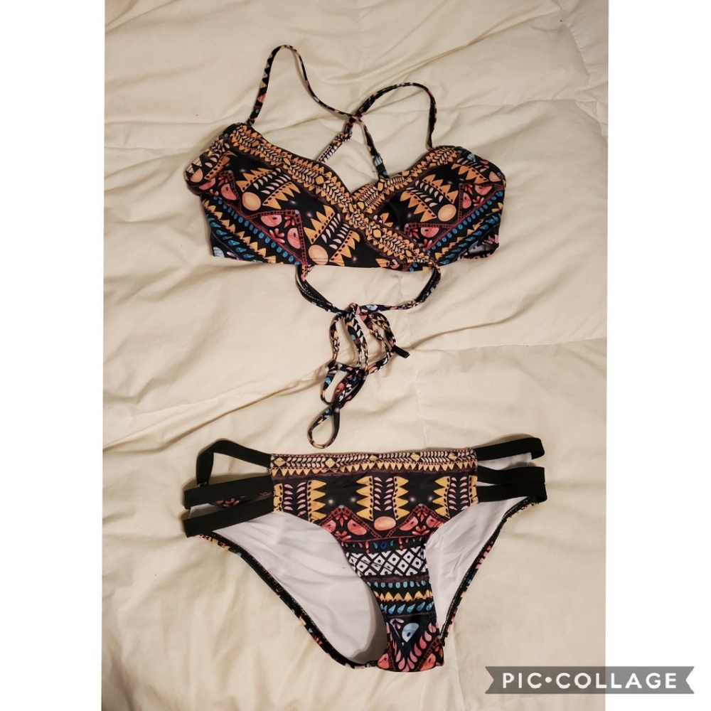 Tribal Print Bikini Set